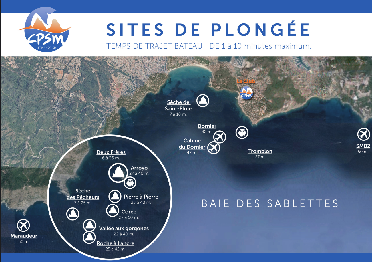 Nos sites de plong&eacute;e